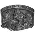 Arizona Eagle Antiqued Belt Buckle